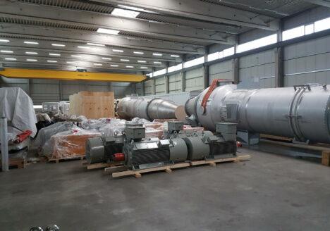 Large-scale plant for the crystallization of potassium chloride