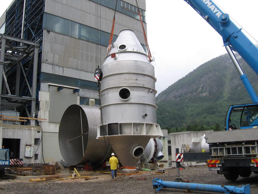 Installation of the NaCl crystallizer