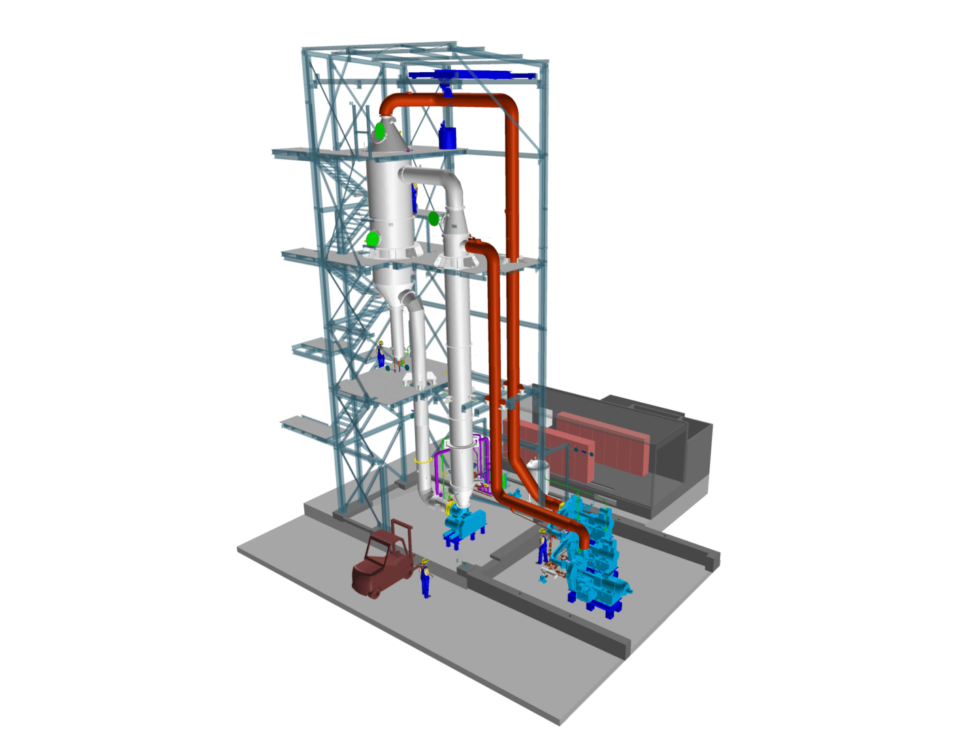 Crystallization plant for NaCl and KCl