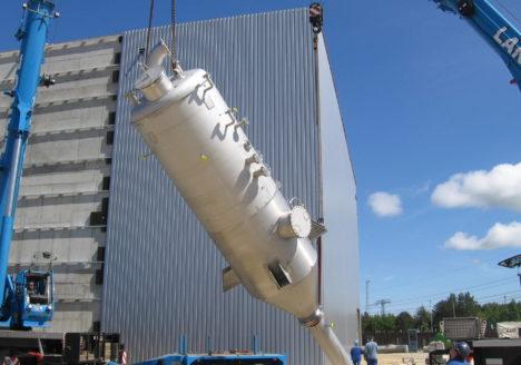 Montage des Verdampfers