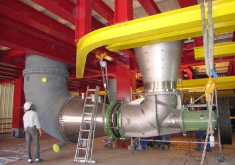 Umwälzleitung des Kristallisators